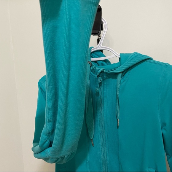 Lululemon Hooded Zip up Jacket Blue | Sz 6 - Picture 5 of 12